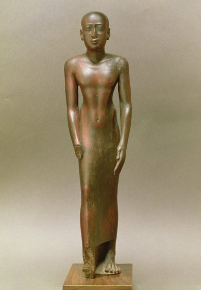 Statue eines stehenden Mannes von Late Period Egyptian